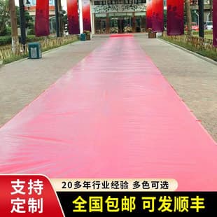 Laminated Carpet Thickened Anti-Dirt Disposable Large Area Commercial Shop Entrance Exhibition Gray Red Wedding Carpet