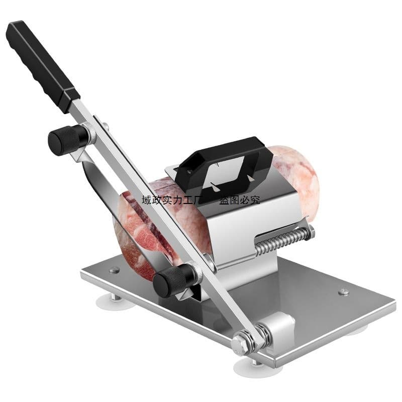 Manual Household Lamb Slicer for Rice Cakes, Frozen Beef and Mutton Rolls, Commercial Meat Slicer Direct Sales