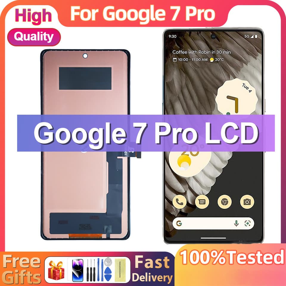 New TFT Screen Assembly for Google Pixel 7 Pro GP4BC Pixel 6 LCD Touch Screen