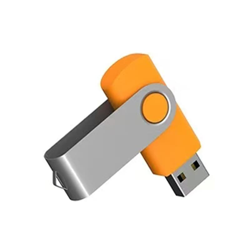 Wholesale Rotating USB Flash Drive for Bidding, Small Capacity 128MB, Custom Metal Design for School Car Gifts, 64GB Custom 32GB USB Drive
