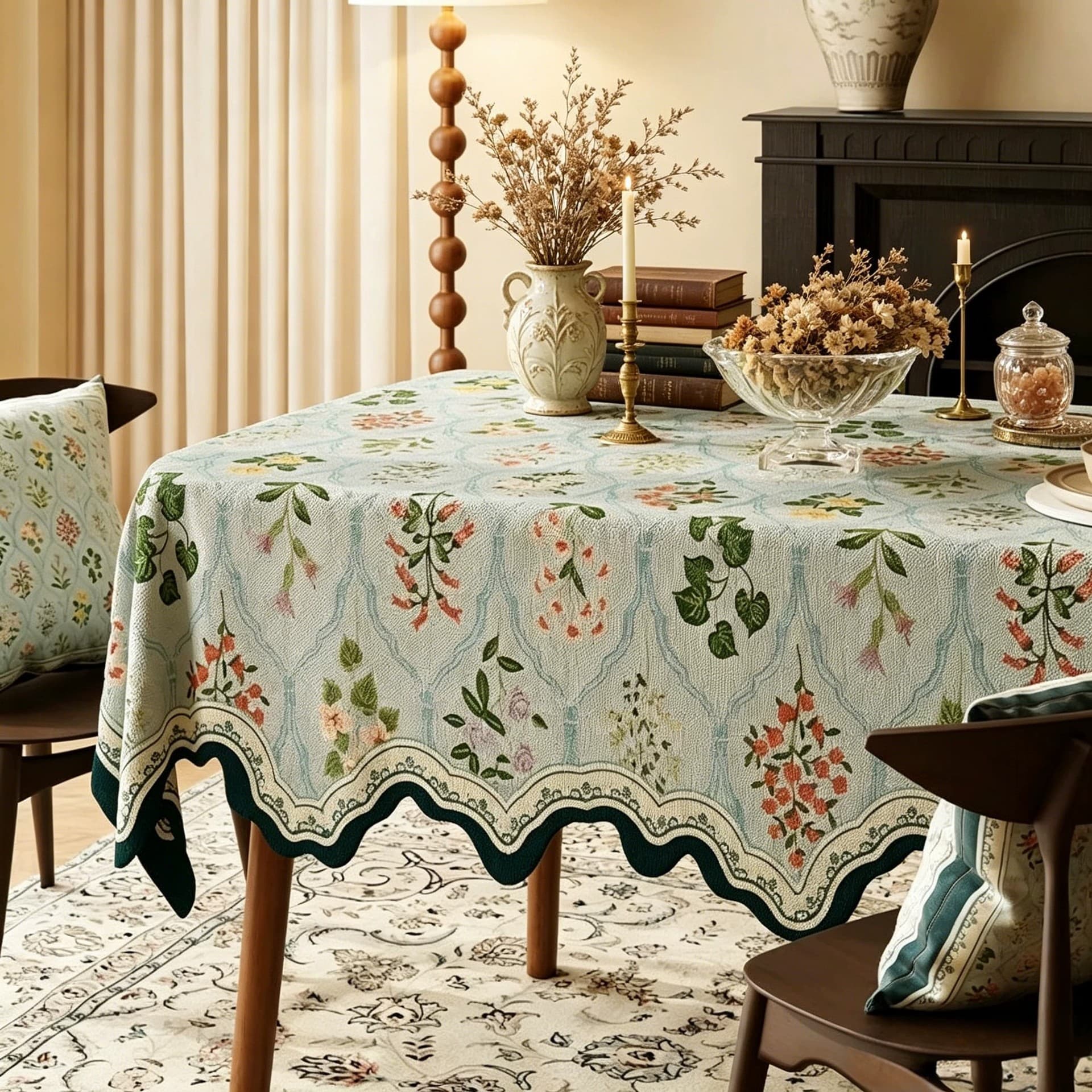 American Tablecloth Light Luxury High-End Style 2026 New Model Irregular Table Mat Waterproof No-Wash Stain-Resistant Coffee Table Cover Cloth