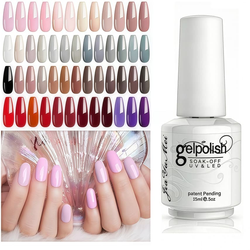 Wholesale Cross-border Nail Gel Polish Set, Long-lasting and Durable Base Coat & Top Coat