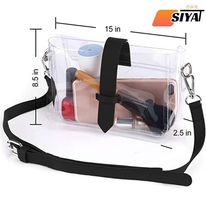 Ins Style High-End Single Shoulder Bag for Women, Fashionable Versatile Crossbody Bag, Custom Large Capacity, New Transparent Jelly Bag