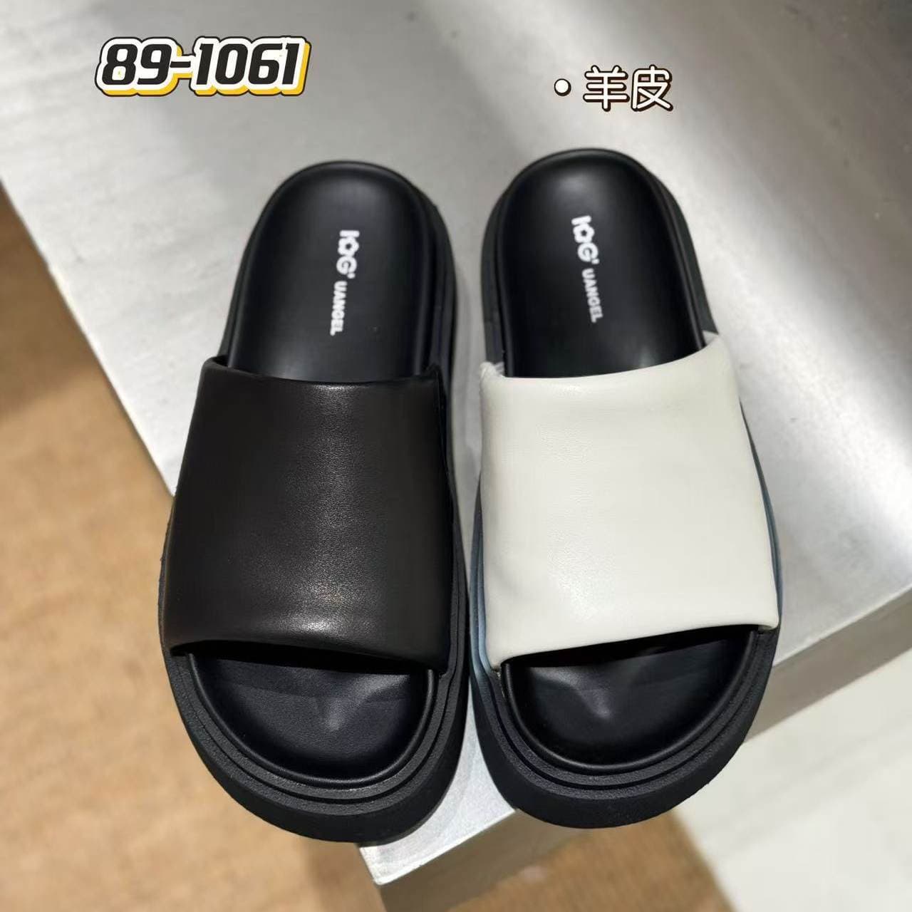 Genuine Leather Women's Thick-Soled Flip Flops 2026 Summer New Style Genuine Leather Versatile Outdoor Casual Open-Toe Sandals