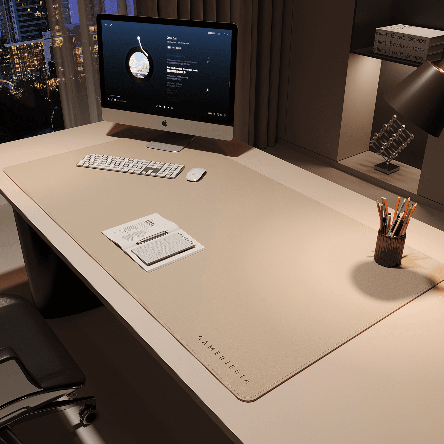 Mouse pad, oversized computer desk pad, office workstation artifact, desk mat, boss desktop protection, high-end feel