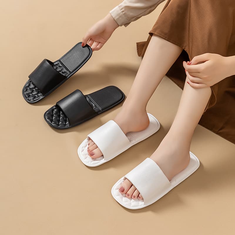 Foldable Travel Slippers for Women and Children, Non-Slip, Hotel Disposable, Shower-Proof