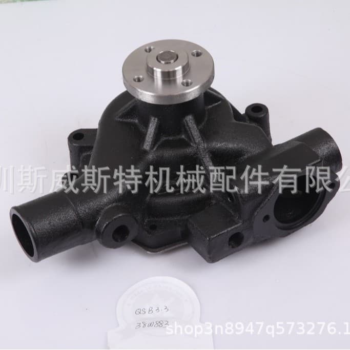 Cummins 3800883 B3.3 engine water pump, QSB3.3 water pump, excavator water pump