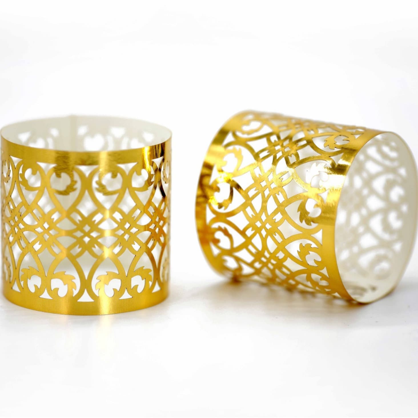 Amazon Reflective Gold Silver Napkin Rings Napkin Holders Butterfly Scarf Hotel Western Restaurant Paper Clips Wholesale