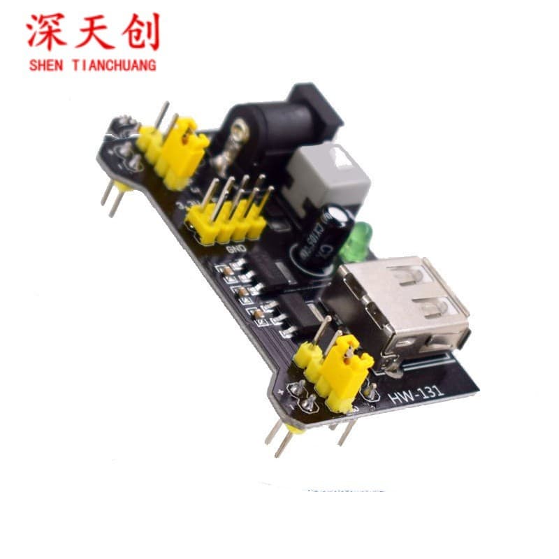 Breadboard Power Supply Module Dedicated Power Supply Module Compatible with 5V 3.3V