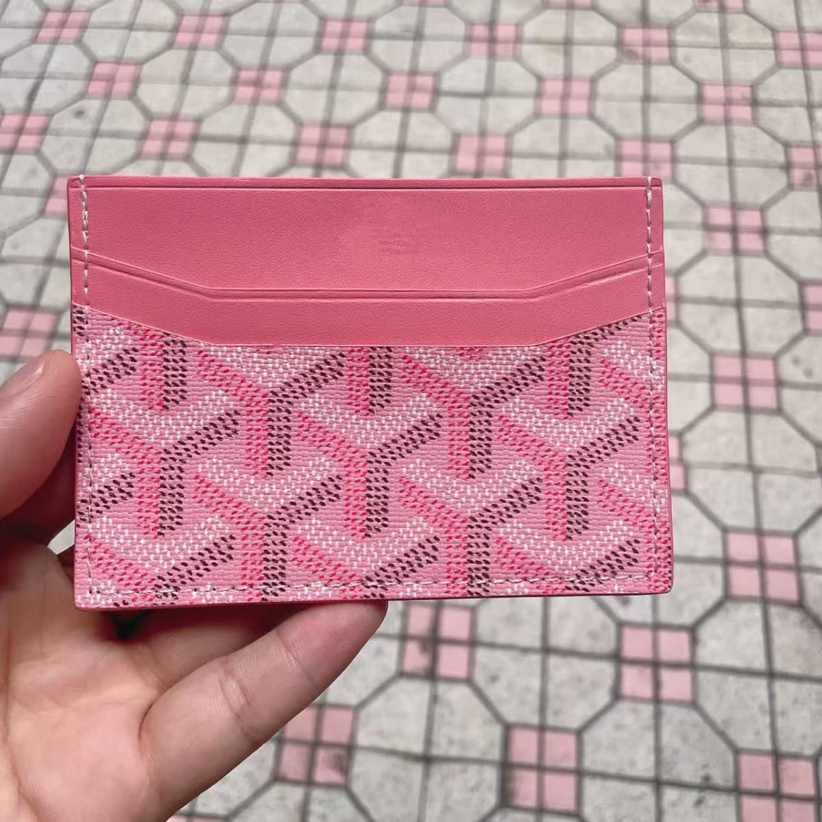 Ultra-Thin Classic Genuine Leather Card Holder for Men and Women, Universal Card Case Wallet