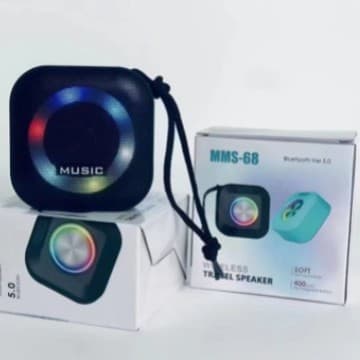 New Cross-Border LED Atmosphere Light Portable Bluetooth Speaker Subwoofer Loud Volume Cube Bluetooth Small Speaker Wholesale