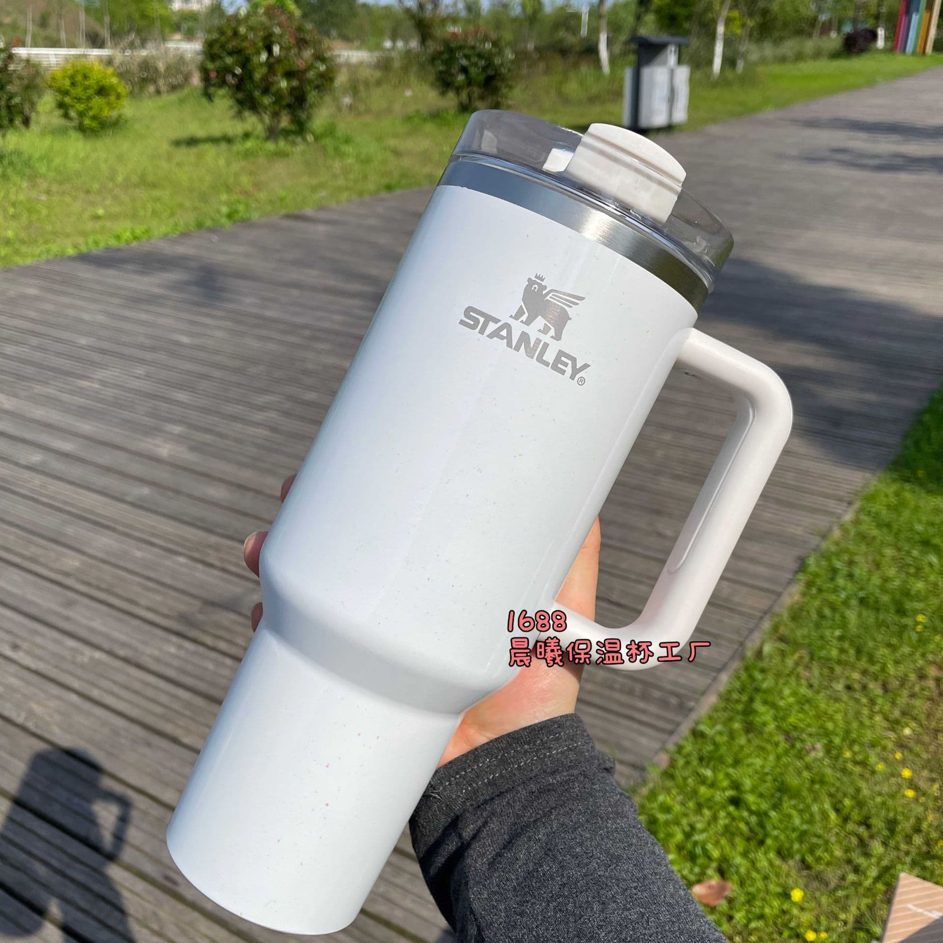 Stanley Pearl Series Pearl Blue 40OZ Car Cup Heavy Cup High Quality