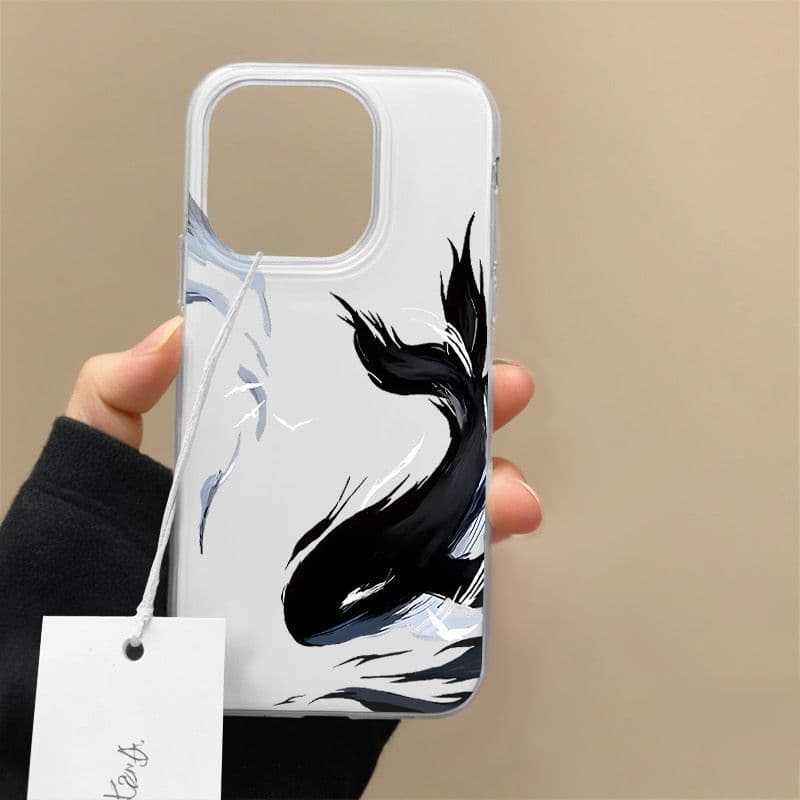 Undersea Whale Phone Case for Apple 17 Pro Max, iPhone 16 Plus, Premium Feel 15 Cartoon 14 Hard Shell