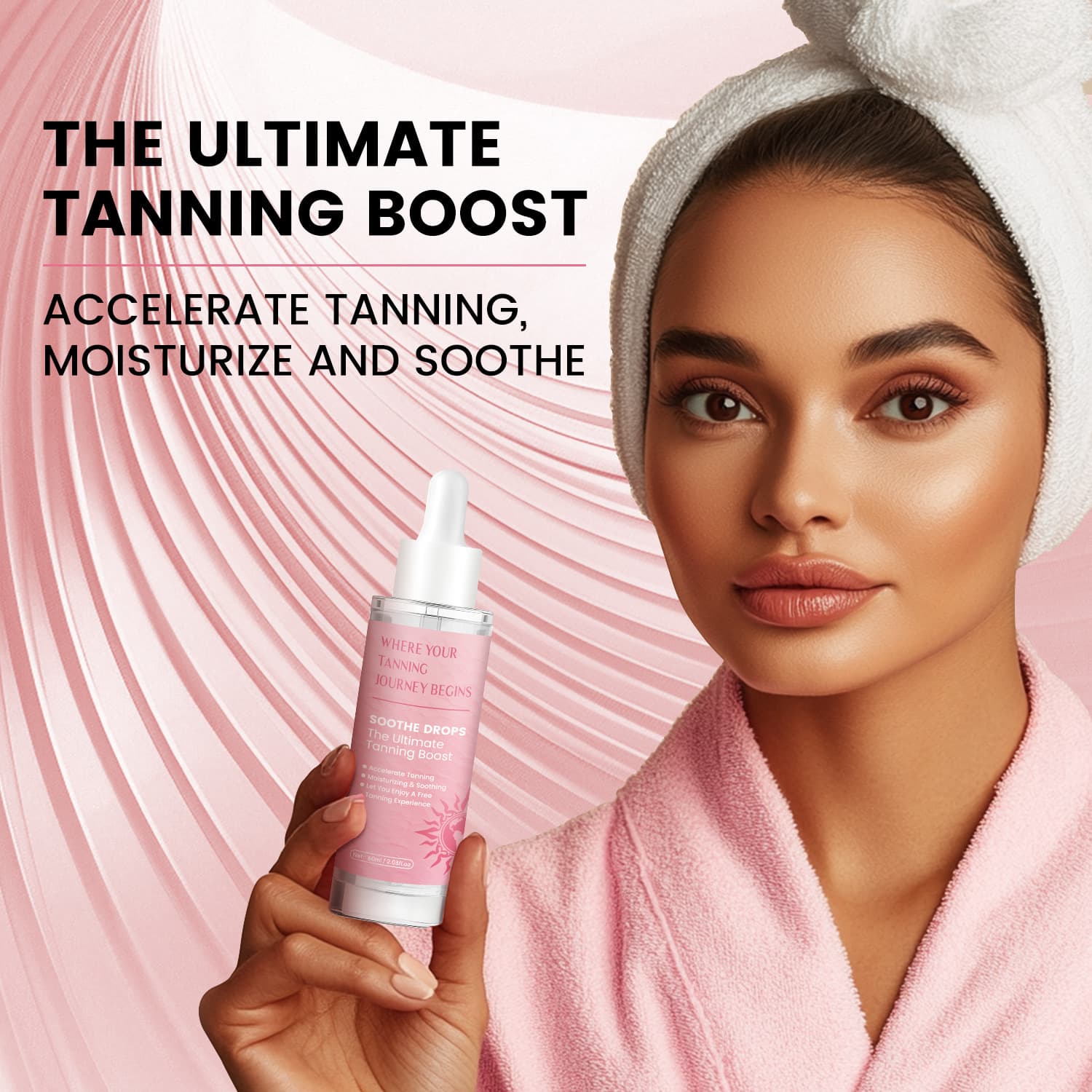 Tanning liquid cross-border tanning essence bronze tanning essence ultimate tanning aid 60ml in stock