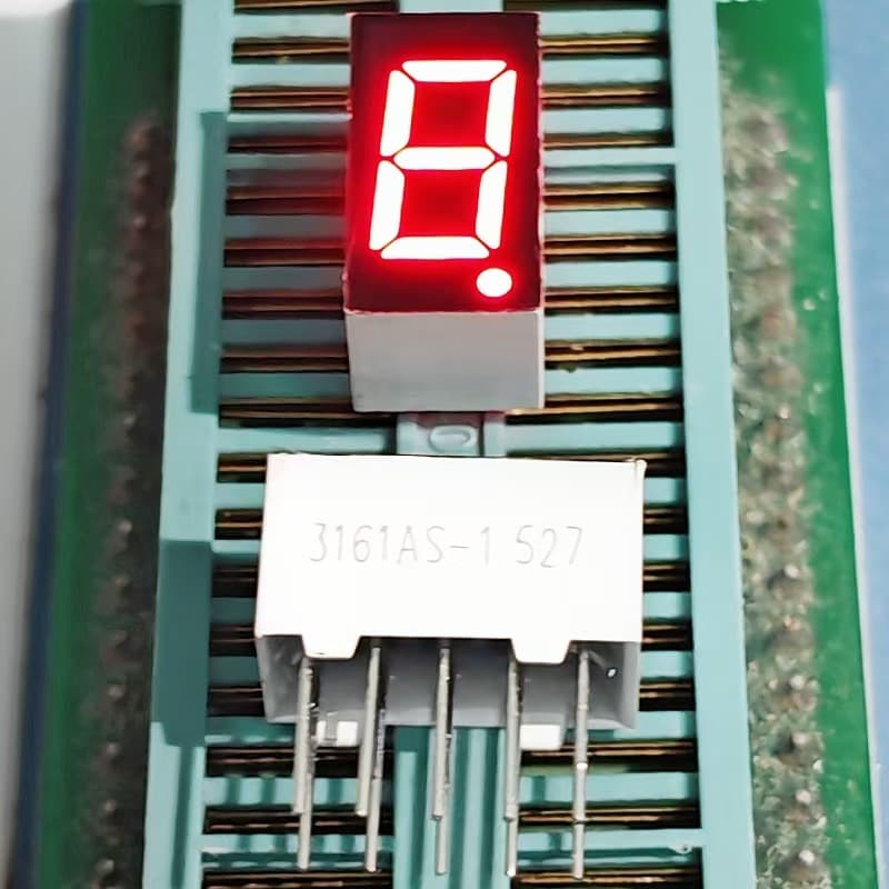 Factory direct 0.36-inch single-digit LED digital tube, high-brightness red 3161AS common cathode, 3161BS common anode