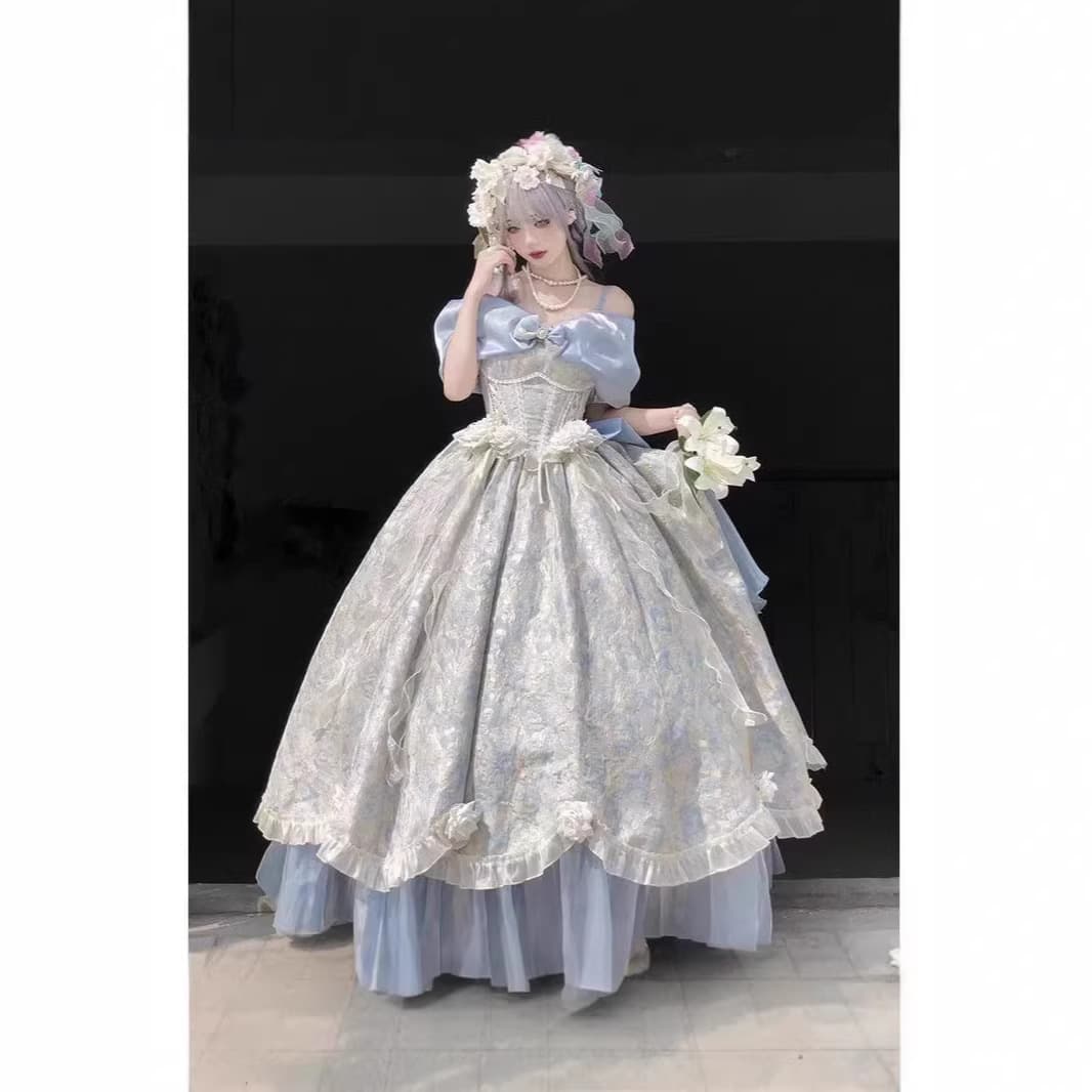 Lolita Dress Romani Garden New High-End Student Birthday Coming-of-Age Ceremony Party Daily Sweet Dress