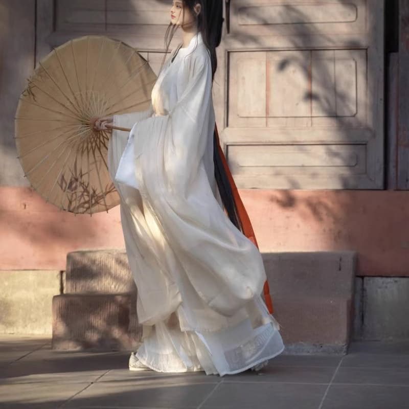 Hanfu Women Super Fairy Flowy Ancient Costume Ethereal Ancient Style Student Full Set Cool Qi Yao Wei Jin Style