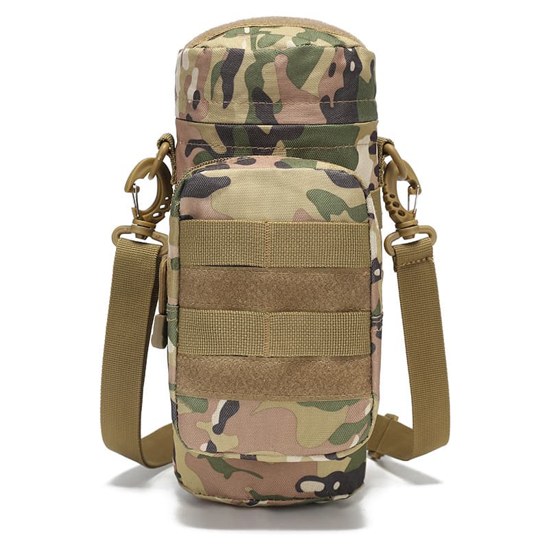 Cross-border Casual Bag Multifunctional Large Water Bottle Cup Sleeve Tactical Hanging Bag Sports Single Shoulder Bag Crossbody Backpack Water Bottle Bag