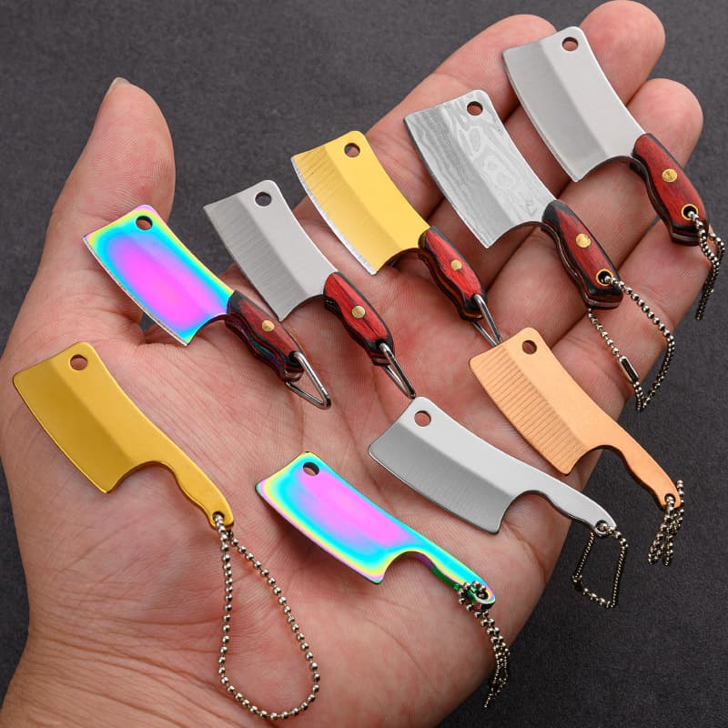 Mini kitchen knife, sharpened, handmade, collectible, a gift/gift knife, keychain pendant, small knife.