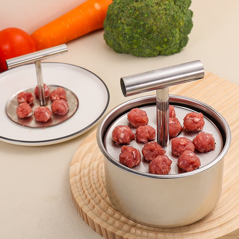Stainless Steel Household Meatball Maker Kitchen Mold Daily Meatball Fish Ball Production Hassle-Free Tool