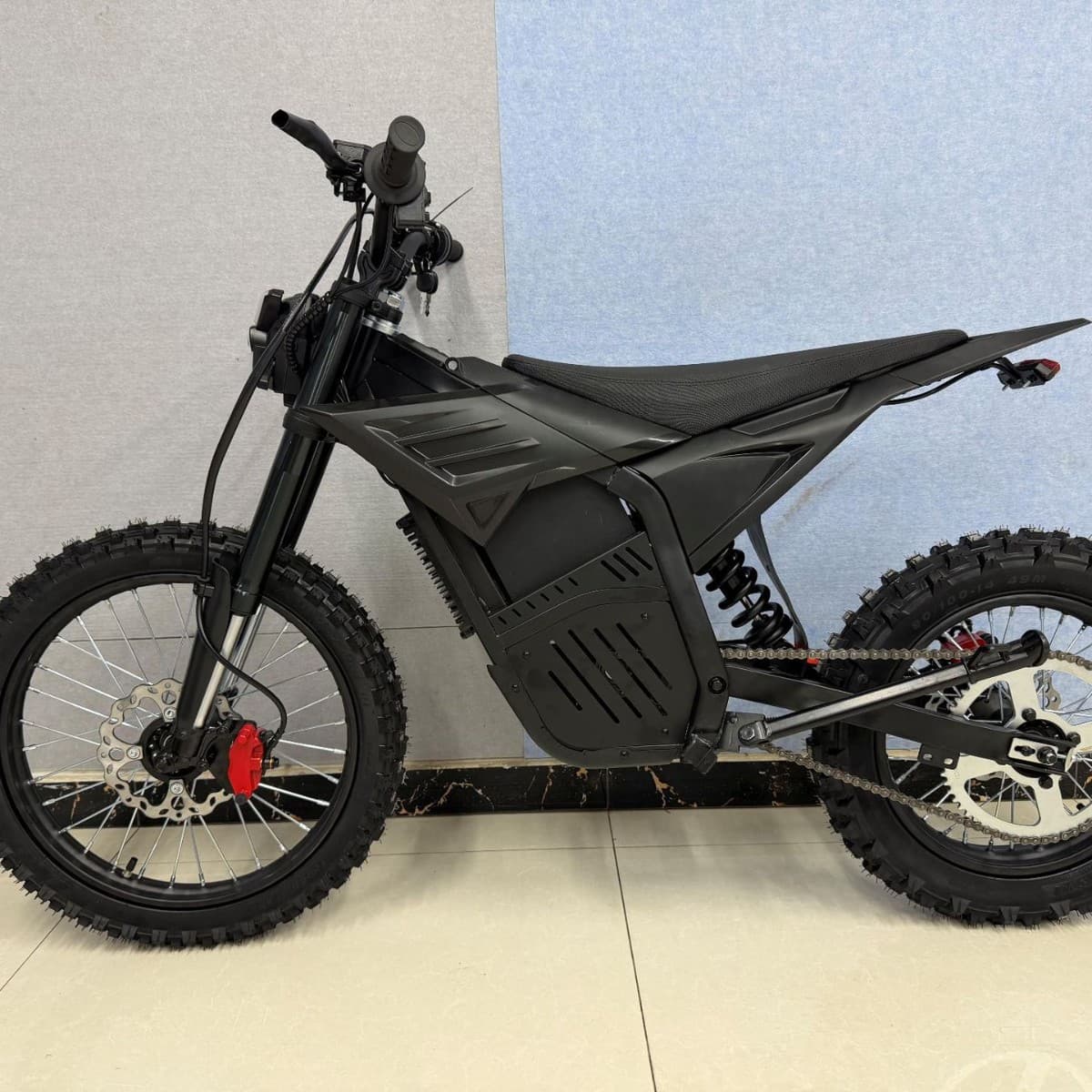 Jianxika Off-Road Electric Motorcycle 48V 60KM/H, Adult Brushless Motor Off-Road E-Motorcycle