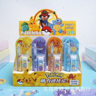 Cartoon Best-Selling Pokemon Activity Pencil Set, High-Appearance Pikachu No-Sharpening Mechanical Pencil Combo