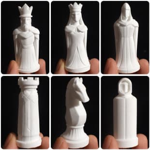 Licensed New International Chess Candle Mold Chess Game Pieces King Queen Knight Plaster Mold