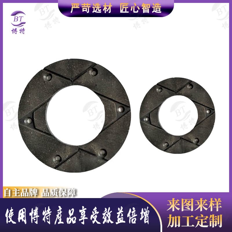 Half-Moon Asbestos-Free Brake Pads Pneumatic Brake Friction Plates Brake Parts