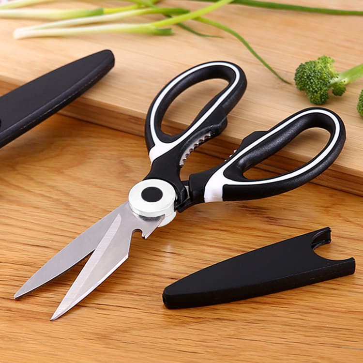 Heavy-Duty Poultry Bone Scissors Kitchen Household Stainless Steel Bone and Meat Cutting Multi-purpose Labor-saving Daily Fish Scissors