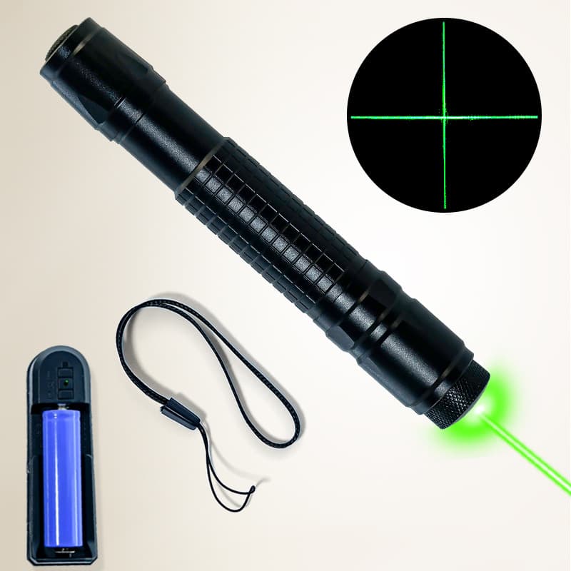 Cross laser positioning instrument, green light engineering laser pen, positioning instrument, green and red light, horizontal measurement laser flashlight