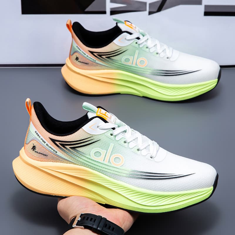 Men's Sports Shoes 2026 Summer New Mesh Breathable Running Shoes Anti-Slip Cushioning Lightweight Casual Shoes Men's China