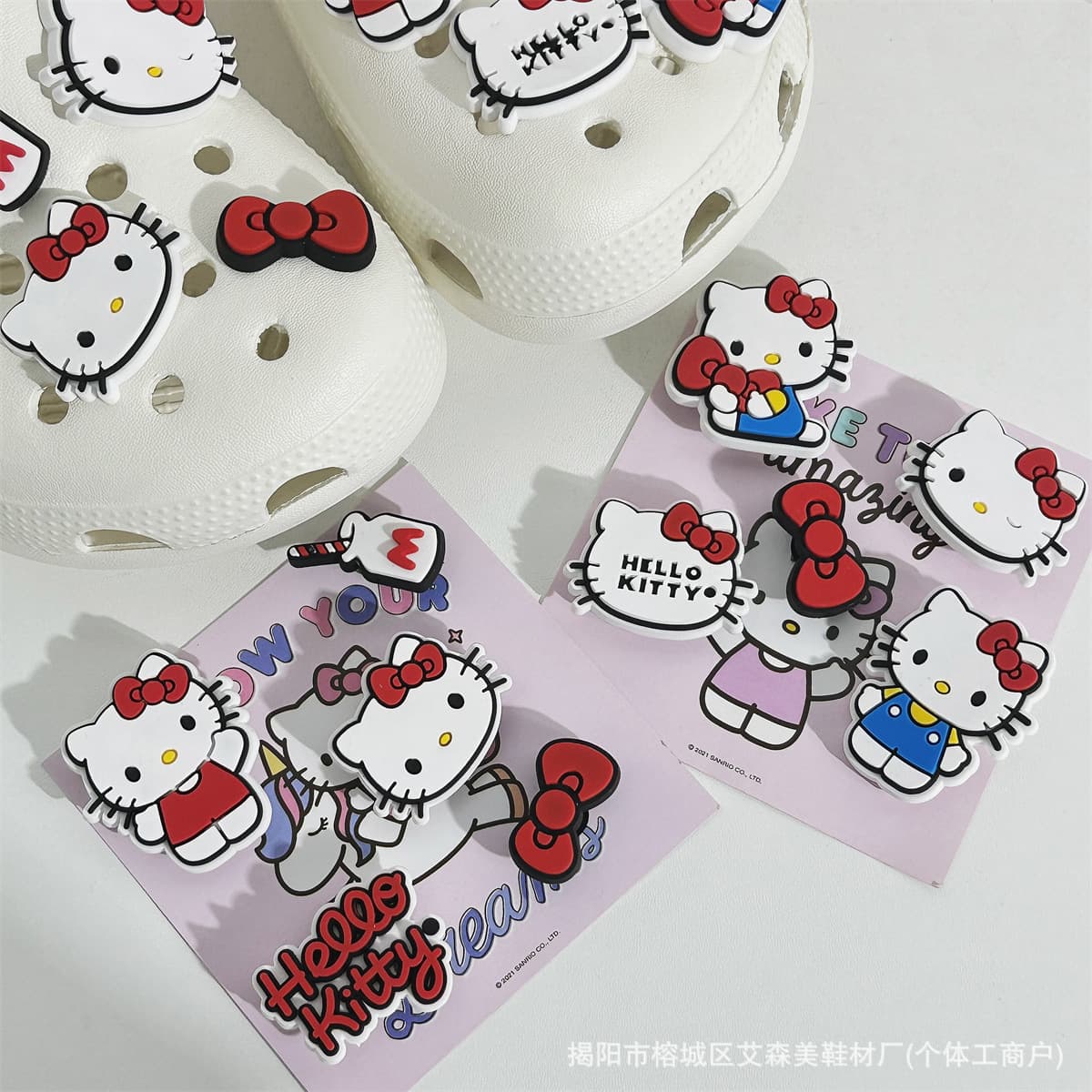 Crocs shoe charms for kids boys girls cartoon shoe decorations cute decorative accessories 3D shoe buckle clip-on removable
