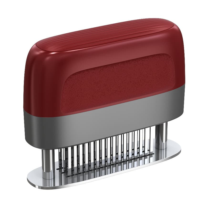 Cross-border Trade Steak Tenderizer, Fast Stainless Steel Meat Needle with Knocking Hammer for Tendon Breaking