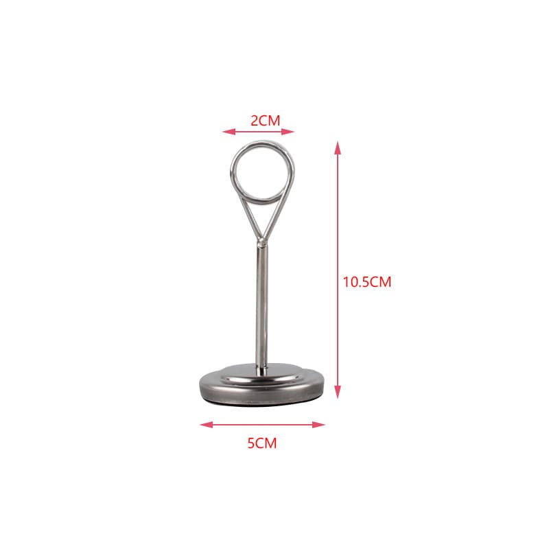 Restaurant Food Tongs Wedding Hotel Table Place Card Holder Stainless Steel Drop Clip Festive Banquet Number Clip