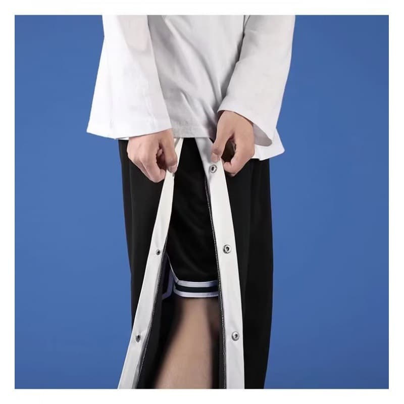 Sports Buttoned Pants, Buttoned Long Pants, Men's Summer Thin Trendy Brand Sweatpants, Loose Leg Training, Second Release Basketball Pants