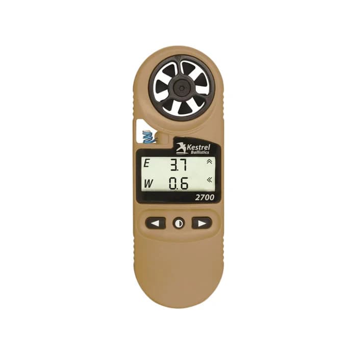 Kestrel 2700 ballistic weather instrument wind speed and direction, air pressure and temperature G1/G7 ballistic solver