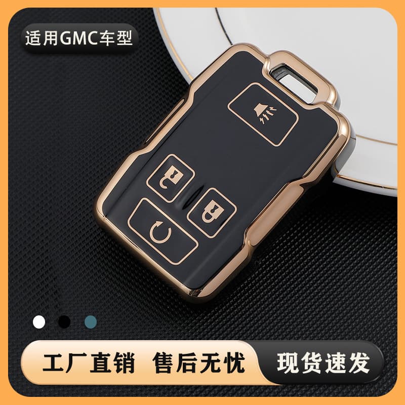 Chevrolet SUBURBAN saboban key case parallel imported car soft rubber TPU high-end key chain bag