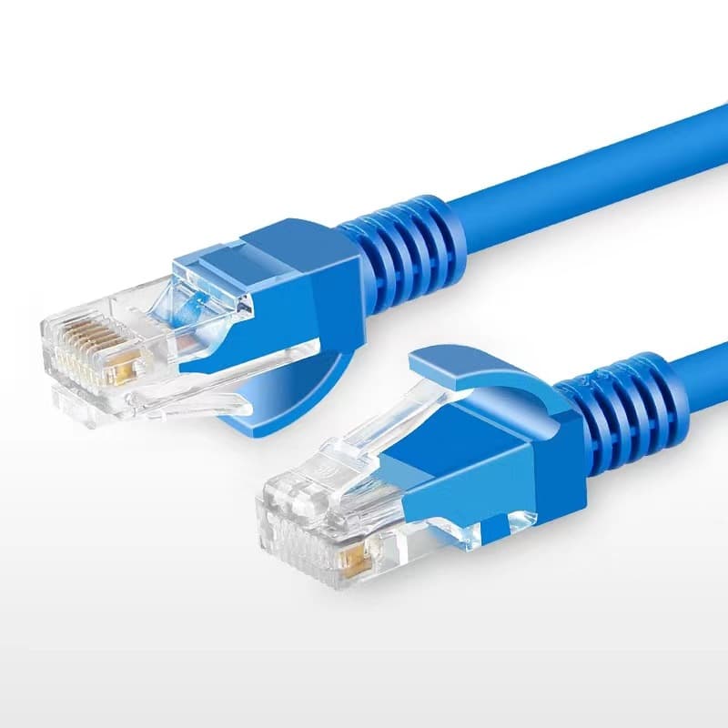 Cat5e Ethernet Cable, Network Cable 8-Core Twisted Pair 1m Pre-made Patch Cable, Factory Direct Supply Broadband Router Patch Cable