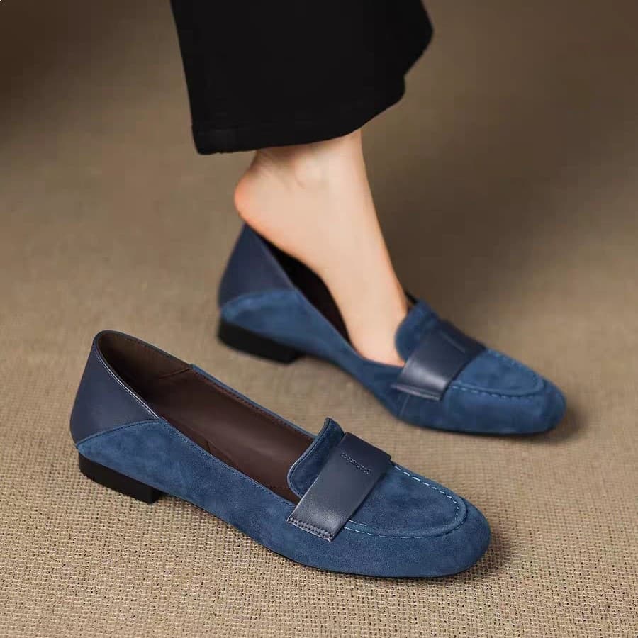 [In Stock] French Vintage Soft Sole Loafers for Women 2026 Spring/Autumn New Comfortable Versatile Flats