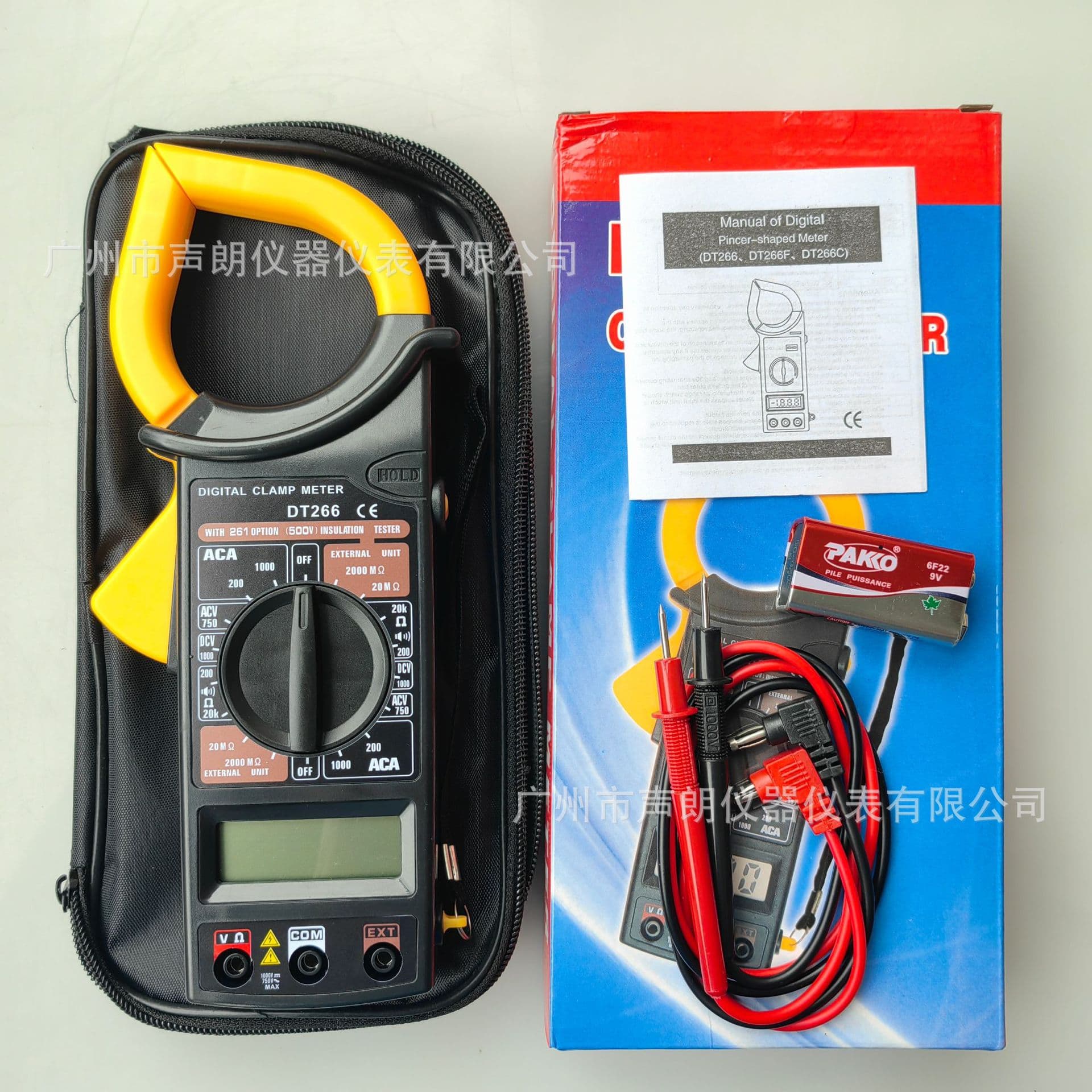 DT266 digital clamp meter AC 1000A ammeter foreign trade export multimeter