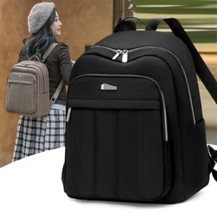 2025 Fashion Backpack Waterproof Lightweight Quilted Small Backpack Multi-functional Casual Double Shoulder Bag Waterproof Backpack