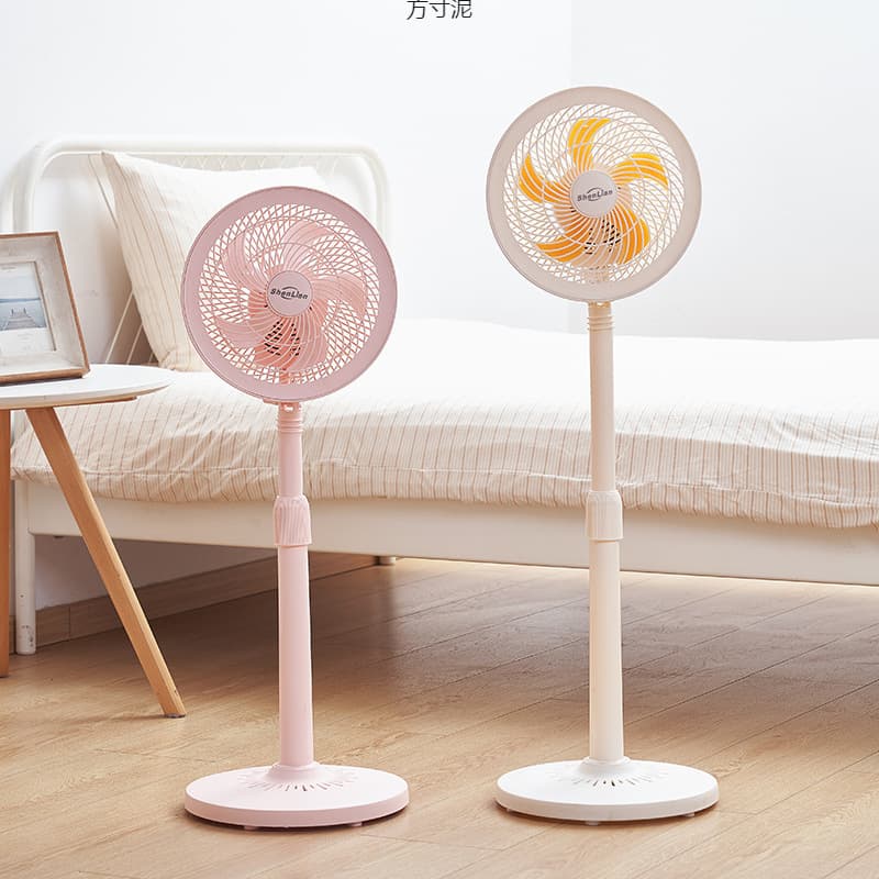 Electric Fan Floor Fan Household Stand Fan Strong Wind Dormitory Bedroom Desktop Powerful Oscillating Fan Small Fan Wholesale