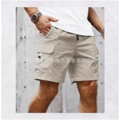 Cross-border American European Style New Fashion Trendy Niche Casual Shorts Washed High Street Streetwear Lazy Style Pants