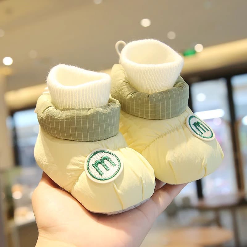 Baby Winter Shoes Fleece-Lined 0-6 Months 12 Winter Socks Floor Socks Newborn Cotton Shoes