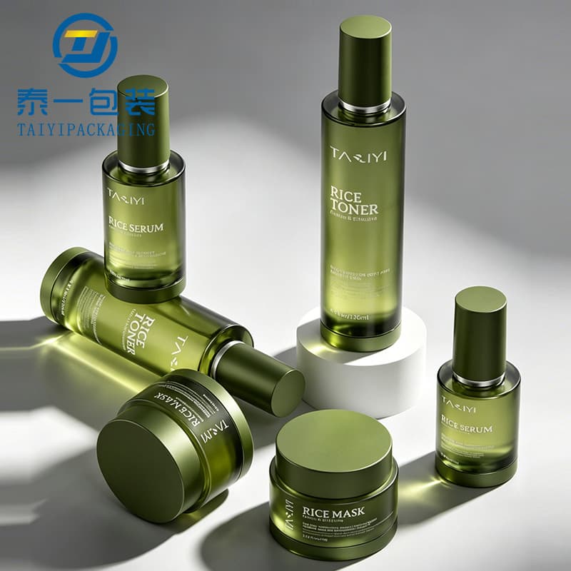 High-end lotion essence glass bottle, skin care product, toner, cream bottle, cosmetic glass bottle