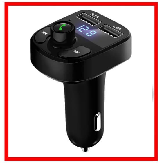 X8 Car MP3 Player Vehicle Phone Charger USB Cigarette Lighter Car Charger Bluetooth FM Transmitter Automobile Accessories