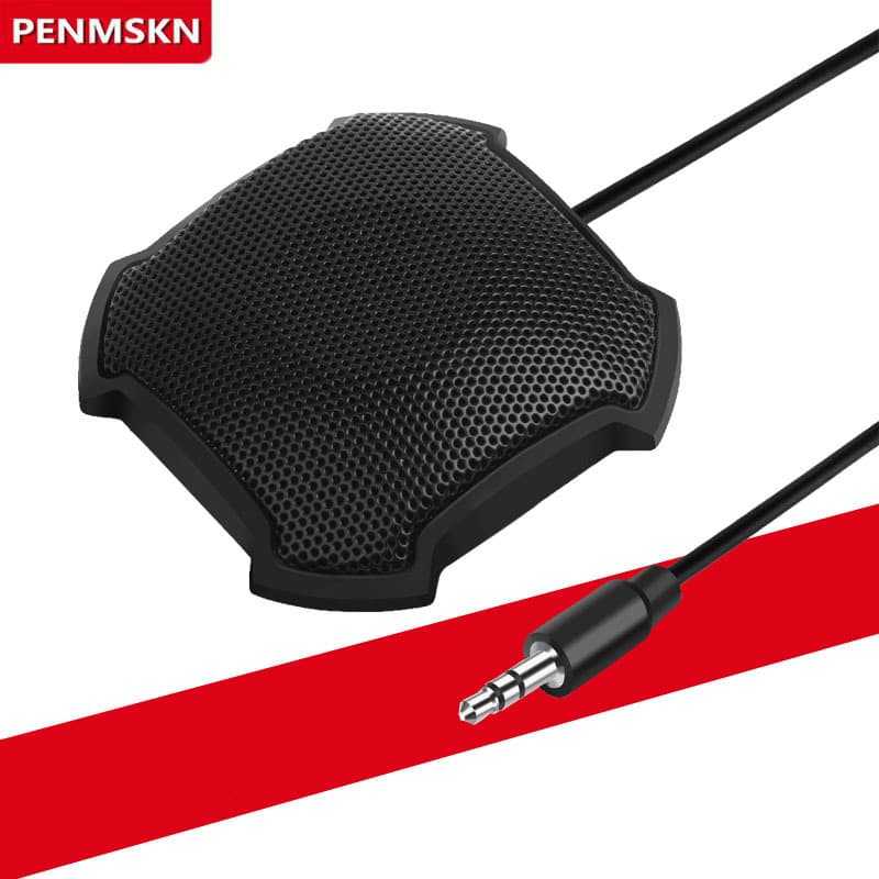 3.5mm jack computer 3-meter omnidirectional microphone for video conferencing interface, AI intelligent robot voice pickup.