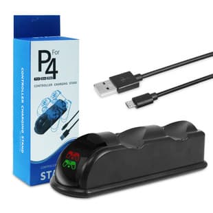 PS4 SLIM PRO game controller charging dock P4 dual charger PS4 wireless controller charging stand