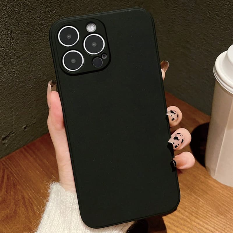 Premium Classic Black Apple 13 Pro Max Phone Case iPhone 14/15 Plus Niche 11 Creative 12/16