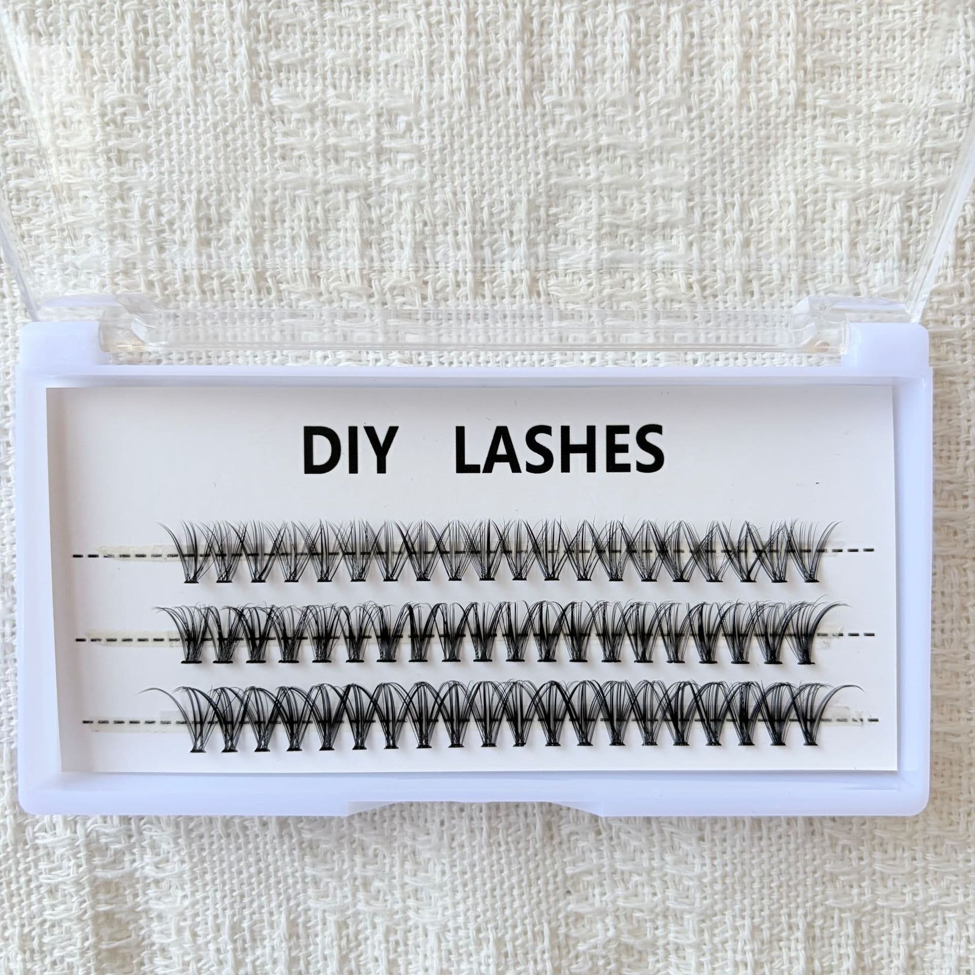Amazon Best Seller Three-Row Volume False Lashes, Segmented Single Cluster Lashes Wholesale